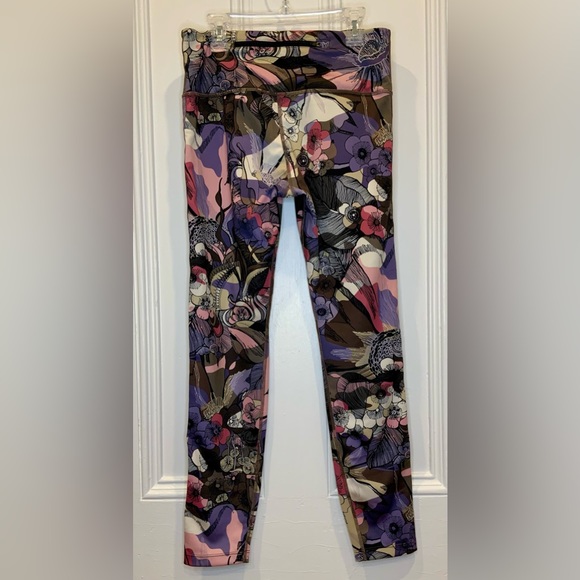 Nike Womens Printed Epic Fast 7/8 Running Tights - Size M - Picture 2 of 3